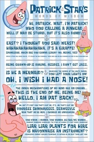 Patrick Patrick Star Quotes, Patrick Quotes, Patrick Stars, Spongebob Quotes, Spongebob Square, Mr Krabs, Spongebob Patrick, Star Quotes, Spongebob Funny