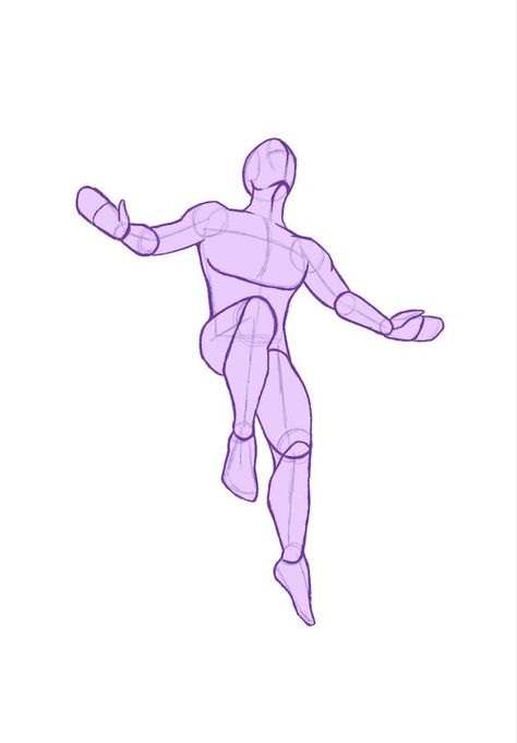 Flying Pose Drawing Reference, Poses Flying Reference, Jumping Drawing Reference Action Poses, Flying Poses Reference Drawing, Human Flying Poses, Anime Flying Pose Reference, Hanging Upside Down Pose Reference Drawing, Flying Up Pose, Floating Character Pose Male