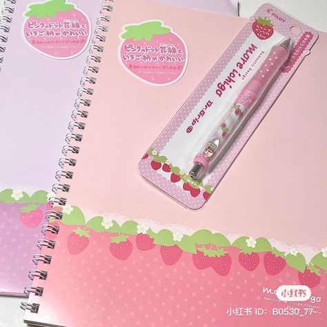 Chistmas Gifts, Luv Letter, Strawberry Stuff, Chistmas Gift, Pretty School Supplies, Sticker Organization, Cute School Stationary, Kawaii Core, Stationary School