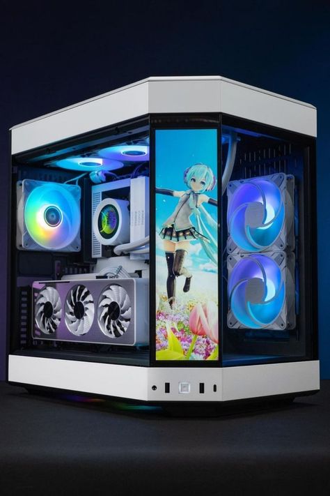 Anime gaming PC 2022 Best Gaming Pc, Anime Pc, Custom Gaming Computer, Pc Games Setup, Pc Music, Computer Gaming Room, Gaming Pc Build, Computer Set, Gamer Setup