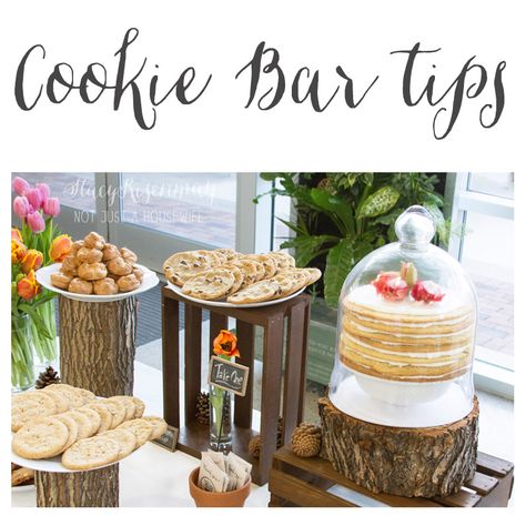 Cookie Bar Party Ideas, Displaying Cookies For A Party, Cookie Party Display Ideas, Display Cookies For A Party, One Smart Cookie Bar, Cookie Bar Ideas, Cookie Bar Display, Cookie Dessert Table, Cookie Display Ideas