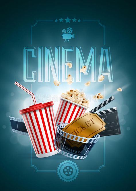 Cinema Poster Design Template. Popcorn box; disposable cup for beverages with st , #spon, #Popcorn, #box, #disposable, #Template, #Cinema #ad Cinema Poster Design, Cinema Moodboard, Wallpaper Cinema, Cinema Wallpaper, Popcorn Posters, Movie Poster Template, Deco Cinema, Foto 3d, Cinema Ticket