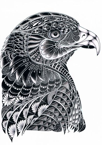 Zentangle Animals Art, Zentangle Kunst, Zentangle Animals, Zentangle Artwork, Zentangle Designs, Tangle Art, Zentangle Drawings, Mandala Design Art, Zen Art