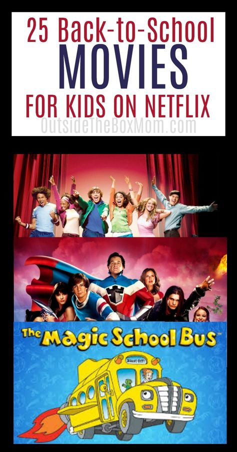 These Back-to-School movies on Netflix are great to watch during Summer, back to school season, or any time of year. These Netflix titles feature comedies, musicals, summer camps, and educational titles. We’re on the three-week countdown to the first day of school. New clothes, a refrigerator to restock, supplies to buy, and kids to mentally prepare. I’ve put together a...Read More School Movie Night, Back To School Movie, School Movies, Movie Night For Kids, Movies For Kids, Camping Crafts For Kids, Best Kids Watches, First Time Camping, Movie Club