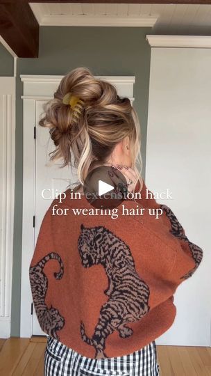 4.3K views · 13 reactions | Clip in extension hack for when you wear your hair up 💛 sound on :) !  Use code LX-TORIEB for $$ off @luxyhair extensions!   Clip linked in story 💛 | Torie.Bliss | Dasha · Austin How To Wear Your Hair Up With Extensions, Easy Updo With Clip In Extensions, How To Do A Bun With Extensions, How To Style Hair With Hand Tied Extensions, How To Hand Tie Hair Extensions, Updo With Clip In Extensions, How To Do A Messy Bun With Hair Extensions, How Long Can You Wear Clip In Hair Extensions, Easy Hair Extensions