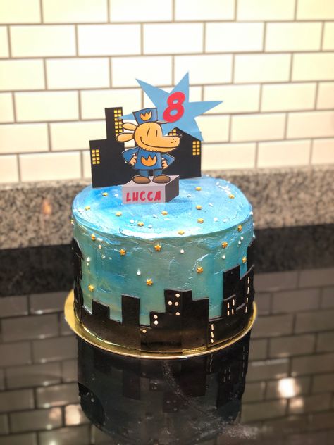 Dog Man Cake Ideas, Dog Man Birthday Cake, Dogman Birthday Cake, Dog Man Birthday Party Ideas, Dogman Cake, Dog Man Cake, Dogman Birthday Party, Dog Man Birthday Party, Dog Man Party