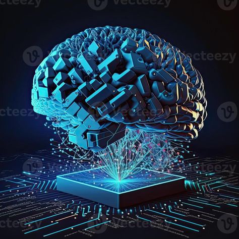 Quantum Computing with Human Brain and Circuits. Technology. Quantum Computing, Quantum Computer, Wedding People, Illustration Wall Art, Heart Tree, Technology Background, Human Brain, Logo Banners, Cityscape Photos