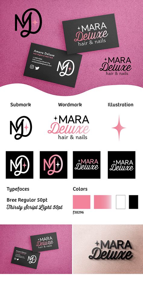 Hair Salon, Hair Braider, Beauty, Branding, Pink, glitter, Small Business. Beauty Salon Design Logo, Hair Salon Branding, Hair Stylist Logo, Beauty Branding, Hair Braider, Beauty Salon Design, Brand Stylist, Hair Brands, Edgy Hair