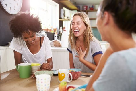 A UCLA study has confirmed the power of friendship. Rather than fight-or-flight, during stress, women are drawn be caregivers and gather with other women. Early Adulthood, Ann Louise, College Roommate, Powerpoint Background Design, Human Development, Mom Hacks, Managing Your Money, Smart Money, Marriage And Family