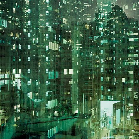 Horror Themes, Grey Clouds, Through The Looking Glass, City Aesthetic, Fantasy Landscape, Medium Art, The Well, Cyberpunk, Cityscape