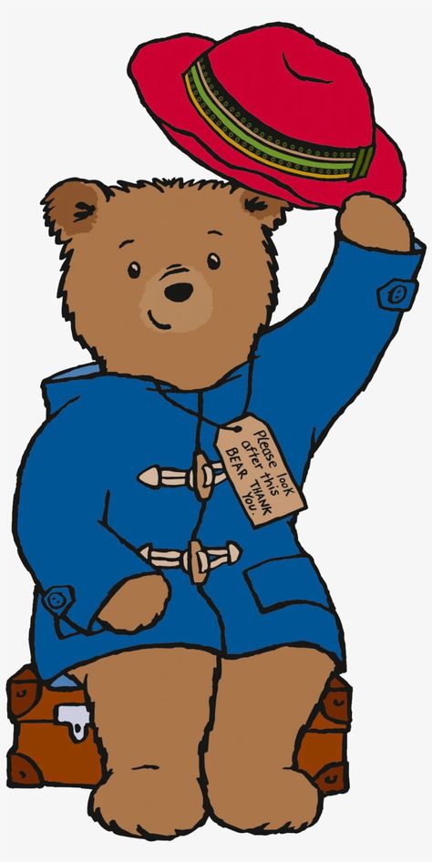 Paddington Bear Party, Oso Paddington, Pets Illustration, London Theme, Elephant Balloon, Bear Png, Bear Drawing, Disney Art Drawings, Paddington Bear