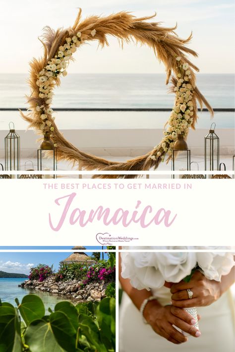 Jamaica Beach Wedding, Beach Jamaica, Best Places To Get Married, Jamaica Beach, Diy Beach Wedding, Jamaica Wedding, Diy Wedding Planning, Sunset Cliffs, Places To Get Married