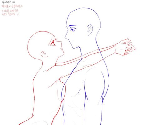 Couple Poses Drawing, 캐릭터 드로잉, Figure Drawing Reference, Anime Drawings Tutorials, Art Poses, Art Tutorials Drawing, Anime Poses Reference, Drawing Base, Drawing Poses