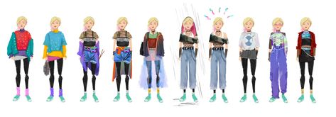 ArtStation - Gwen Stacy Studies Gwen Stacy, Spider Gwen, Spider Woman, Miles Morales, Spiderman Art, Character Design References, Spider Verse, Marvel Art, Design Reference