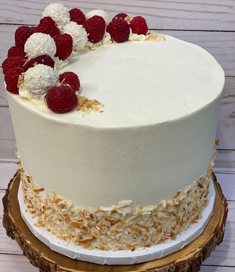 Marci Abshire’s Instagram profile post: “Coconut cake with raspberry filling. The cake smelled wonderful. #coconut #coconutcake #raspberry #cake #birthdaycake #eatcakeforbreakfast…” Coconut Raspberry Cake, Raspberry Filling, Raspberry Cake, Coconut Cake, Breakfast Cake, Cake Designs Birthday, Raspberry Jam, Toasted Coconut, Cake Decoration