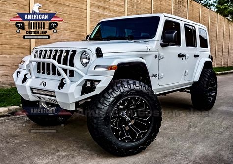 JL Series | White Raider Edition | Build Your Own Jeep | Houston, TX & Denver, CO | American Custom Jeep White Jeep Wrangler Unlimited, 2019 Jeep Wrangler, White Jeep Wrangler, Auto Jeep, Suv Jeep, White Jeep, Badass Jeep, Custom Jeep Wrangler, Wrangler Unlimited Sport