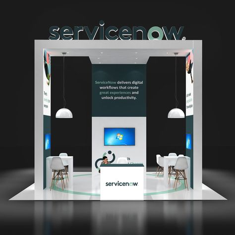 PE2020 11 I Innovative 20×20 Custom Exhibit Design I Pure Exhibits 20x20 Booth Design, Installing Electrical Outlet, Booth Designs, Trade Show Booth, Reception Counter, Exhibit Design, Las Vegas Shows, Show Booth, Exhibition Booth Design