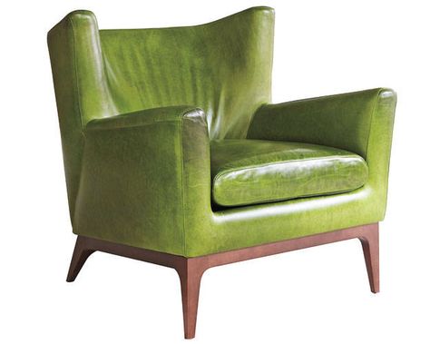 Winging It  Cole Chair by American Leather Green Leather Chair, Sketches Architecture, Couch Sets, Chair Inspiration, Teal Living Rooms, Sofa Green, Best Leather Sofa, Leather Chairs, Best Leather