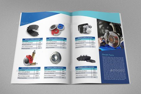 Auto Parts Catalog Brochure Template - 20 Pages #Ad #Catalog, #Sponsored, #Parts, #Auto, #Brochure Industrial Brochure, Catalog Cover Design, Catalogue Design Templates, Catalog Design Layout, Product Catalog Template, Catalogue Layout, Corporate Profile, Catalog Cover, Powerpoint Presentation Design