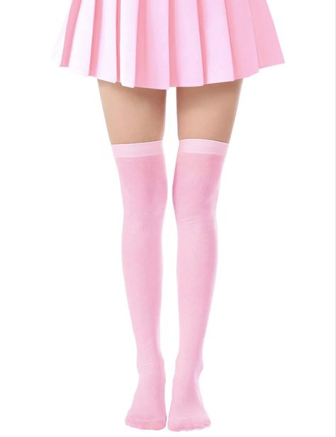 Pink Stockings, Velma Costume, Meg Griffin, Dr Wardrobe, Translucent Design, Kawaii Socks, Silk Socks, Women Costume, Over Knee Socks