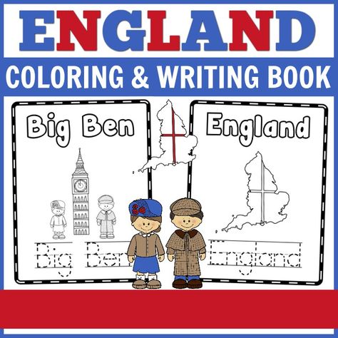 London Activities For Preschool, England Crafts For Preschool, London Activities For Kids, England Activities For Kids, Studying Geography, London Activities, English Corner, England Country, Esl Kids