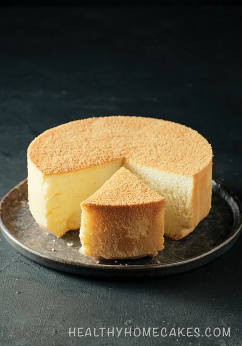 Chiffon Cake Recipe - Healthy home cakes Almond Chiffon Cake, Earl Grey Chiffon Cake, Chiffon Cheesecake Recipe, Chocolate Chiffon Cake Recipe, Guava Chiffon Cake, Vanilla Chiffon Cake Recipe, Orange Chiffon Cake Recipe, Chiffon Cake Recipe, Chocolate Chiffon Cake