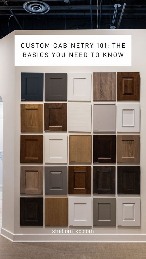 Here at Studio M, we believe the best way to design a space you love is to have straightforward, unbiased, information that will help you make the right choices for you and your project. That’s why we’re calling today’s blog “Custom Cabinetry 101: the Basics you Need to Know!” #cabinetry #kitchendesign Design A Space, Cabinetry Design, Studio M, Kitchen And Bath Design, Design Advice, Custom Cabinetry, Design Solutions, Kitchen Renovation, The Basics