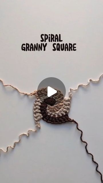 Knitting | Crocheting 🧶 on Instagram: "CROCHET SPIRAL GRANNY SQUARE 😍💗 
📹: @atainya 

Follow @crochetqueen1 for more knitting & crocheting tips 🧶 
Follow @crochetqueen1 for more knitting & crocheting tips 🧶" Crochet Spiral, Spiral Granny Square Pattern, Spiral Crochet Granny Square Pattern Free, Spiral Star Crochet Pattern, Crochet Spiral Granny Square, Spiral Sun Granny Square, Spiral Crochet Pattern, Spiral Crochet, Crochet Stitches For Beginners