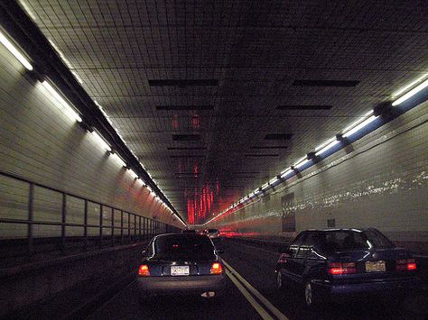 Holland Tunnel -highway tunnel under the Hudson River connecting the island of Manhattan in New York City with Jersey City, New Jersey at Interstate 78 on the mainland. Holland Tunnel, Tunnel Of Love, I Love Ny, Jersey Girl, Hudson River, I ❤ Ny, Jersey City, New York State, New Yorker