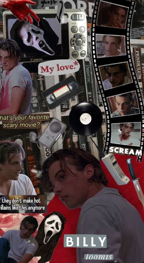 Scream 1996 Billy, Billy Loomis And Stu Macher, Ghostface Wallpaper Aesthetic, Billy Loomis Hot, Scarie Movie, Stu Macher, Scream Characters, Scream 1996, Scream Cast