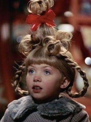 Cindy Lou Hair, Cindy Lou Who Hair, Cindy Lou Who Costume, Whoville Hair, Dr. Seuss, Cindy Lou Who, Cindy Lou, Wacky Hair, Christmas Hairstyles