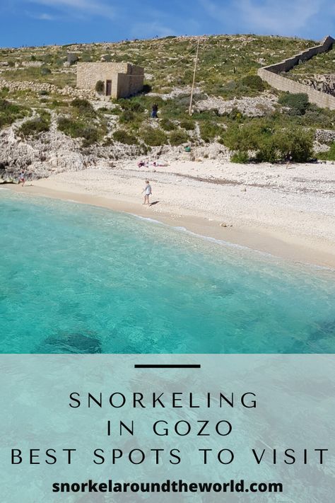 The best beaches to snorkel in Gozo | Where to go snorkeling in Gozo #gozosnorkeling #snorkelaroundtheworld Tropea Italy, Malta Beaches, Malta Travel, Cave Diving, Best Snorkeling, Maui Vacation, Big Island Hawaii, Mediterranean Sea, Cozumel