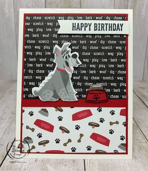 Dog Cards Handmade, Love Pinterest, Dog Birthday Card, Pampered Pets, Birthday Stamps, Birthday Sentiments, Puppies And Kitties, Pet Sympathy, Dog Cards