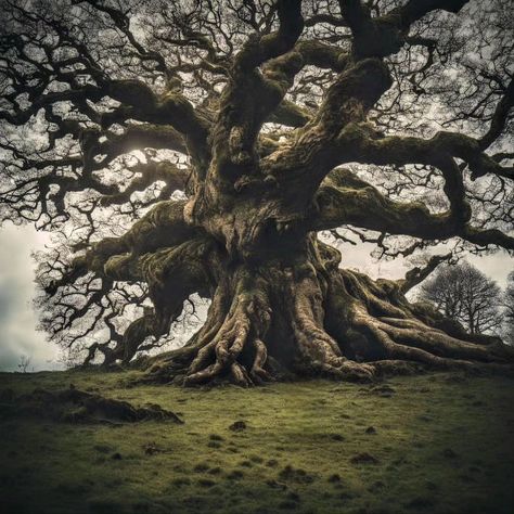 Have you ever heard of the five Guardian Trees of Ireland? According to Irish folklore, these trees sheltered each of the five provinces. The first tree is Eó Mugna, an Oak tree, followed by Bile Tortan, an Ash tree. The third tree is Eó Ruis, a Yew tree, while the fourth and fifth trees are Craeb Daithí and Craeb Uisnig, both Ash trees. Legend has it that these trees grew from seeds given by a descendant of the otherworld. They were said to possess mystical powers that protected the land an... Irish Mythology Aesthetic, The Otherworld, Yew Tree, Irish Folklore, Irish Mythology, Tree Study, Love Ireland, Dark House, Ash Tree