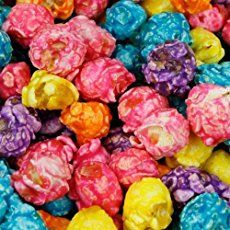 Rainbow Popcorn, Sweet Popcorn, Popcorn Treats, Popcorn Balls, Popcorn Snacks, Candy Display, Candy Popcorn, Popcorn Bar, Flavored Popcorn