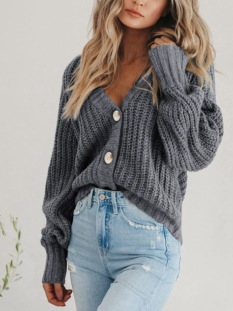 Cropped Cardigan Outfit, Cropped Button Up Sweater, Cropped Sweater Outfit, Fall Sweaters For Women, M And M, Fall Trends Outfits, Fall Cardigans, Open Front Sweater, Short Cardigan