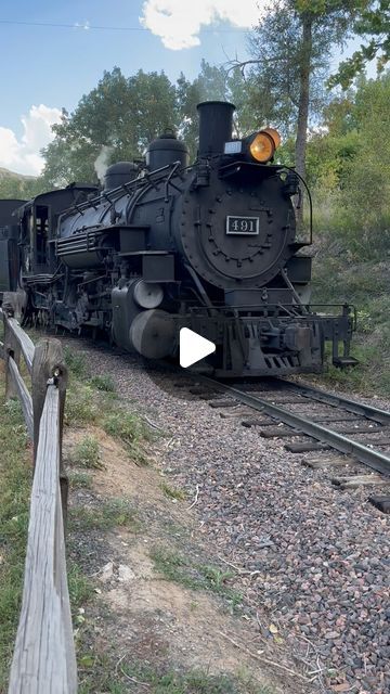 12K views · 2.7K likes | Jeremy Miller on Instagram: "491 trudges upgrade to park the train for the evening before returning to the roundhouse. 

#steamlocomotive #colorado #trains" Live Steam Locomotive, Train Whistle, Scenic Railroads, Railroad History, Railroad Photography, Trainspotting, Old Trains, Train Photography, Round House