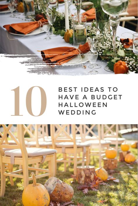 Halloween Wedding Ideas, Veil Updo, Types Of Themes, Wedding Ideas On A Budget, Halloween Themed Wedding, Gothic Themes, Budget Decor, Storing Craft Supplies, Wedding Themes Fall