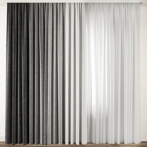 3D model Curtain 88 | CGTrader Ideas For Living Room Curtains, Curtain Png, Curtain Ideas For Living Room, Interior Design Garden, Living Room Curtain Ideas, Room Curtain Ideas, Curtain Colors, Curtains Nursery, Pottery Tea Pots