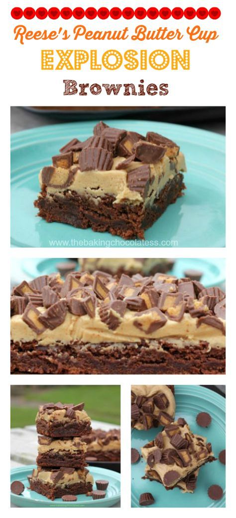 Dessert Recipes Reeses, Reese Recipes, Reese's Recipes, Peanut Butter Cup Brownies, Peanut Butter Cup Cheesecake, Reese's Peanut Butter Cup, Brownie Cups, Peanut Butter Desserts, Peanut Butter Cup