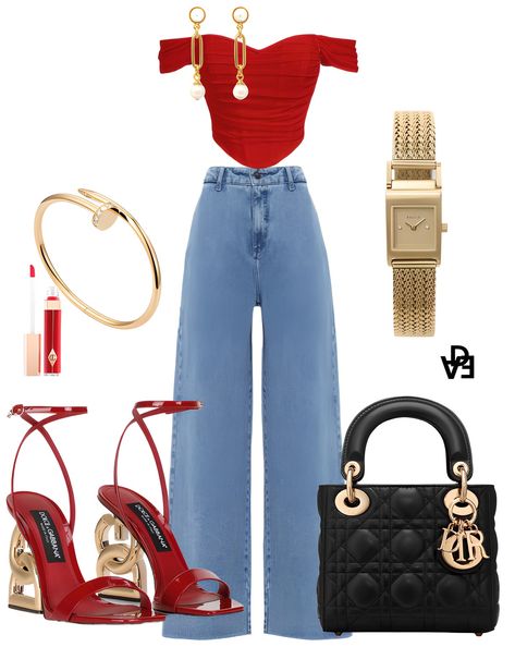 ❤️Outfit for Valentine's Day🖤 Cute Korean Fashion, 90s Inspired Outfits, Classy Outfits For Women, Moroccan Fashion, High Fashion Outfits, Classy Casual Outfits, Fashion Hacks Clothes, Cute Simple Outfits, Summer Fashion Outfits