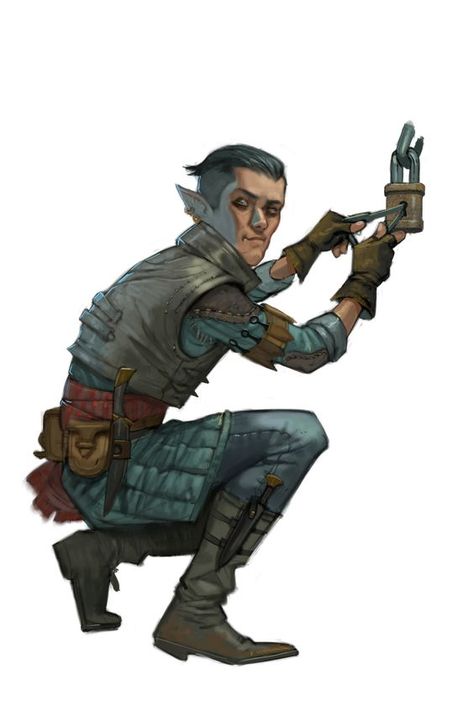 Rogue Fantasy, Picking Locks, Thief Character, Rpg Wallpaper, Halfling Rogue, Elf Rogue, Rogue Character, Half Orc, Pathfinder Character