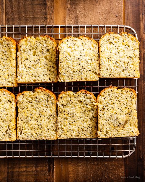 Small Batch Yogurt Lemon Poppyseed Loaf Recipe · i am a food blog i am a food blog Small Batch Zucchini Bread, Small Batch Lemon Cake, Small Batch Bread And Butter Pickles, Poppyseed Loaf Recipe, Banana Bread Small Batch, Mini Lemon Loaf, Baking Recipe Ideas, Small Batch Cake, Limes Recipes