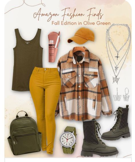 August Vibes, Autumn Fashion Curvy, New Look Clothes, Amazon Fashion Finds, Plus Size Fall Outfit, Green Cute, Fall Outfit Ideas, Casual Work Outfits, Coffee Brown