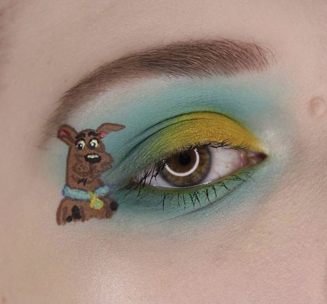 Scooby Doo Eye Makeup, Scooby Doo Inspired Makeup, Scooby Doo Makeup, Inspired Makeup, Halloween Makeup, Makeup Inspiration, Scooby Doo, Beauty Hacks, Eye Makeup