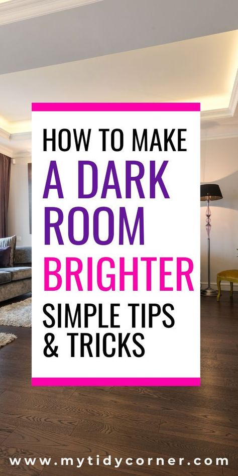 Brighten Up A Dark Room, Bright Floor Lamp, Dark Dining Room, Brighten Room, Dark Basement, Dark Hallway, Dark Living Rooms, A Dark Room, Dark Floors