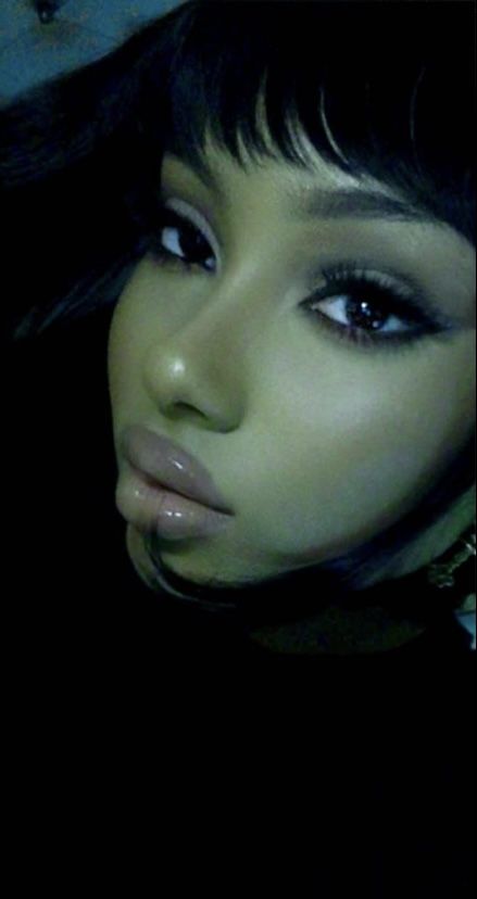 Black Hair, Piercings, Makeup, Hair, Gold, Blue, Black, Make Up