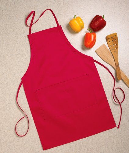 Best Apron ever b/c it fits everyone everytime. UltraClub Adjustable High-Quality Two-Pocket Adjustable Apron, Red, One Size: Branded Aprons, Red Apron, Apron Pockets, It Fits, Top Fashion Brands, Shop Top, Fashion Brands, Apron, Top Styles