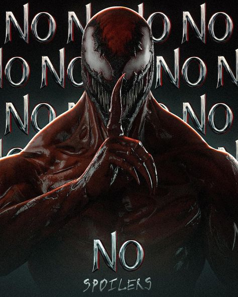 𝙑𝙀𝙉𝙊𝙈𝙃𝙊𝙇𝙊𝙂𝙔 on Instagram: “We are once again asking you, please #nospoilers .... If you spoil the movie, THERE WILL BE CARNAGE!!!! #venomlettherebecarnage…” Carnage Movie, Carnage Venom, Venom Let There Be Carnage, Let There Be Carnage, Venom 2, Going Dark, Carnage Marvel, Venom Marvel, Venom Carnage