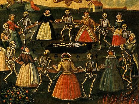 A Brief History of the 'Danse Macabre' - Atlas Obscura Dance Macabre Tattoo, What Is Dance, African Voodoo, Dance Macabre, Dancing People, Classical Art Memes, Hans Holbein, Atlas Obscura, Macabre Art